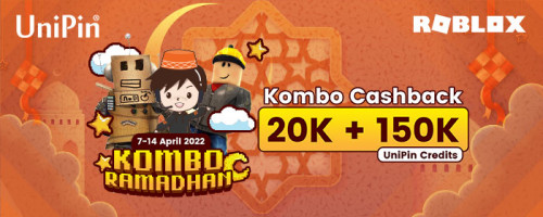 Kombo Ramadan – Top Up Roblox dan Dapatkan Kombo Cashback!